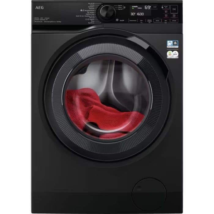 AEG LWR7416U6UD Washer Dryer 10kg 6kg 1600 rpm Black GRADE A