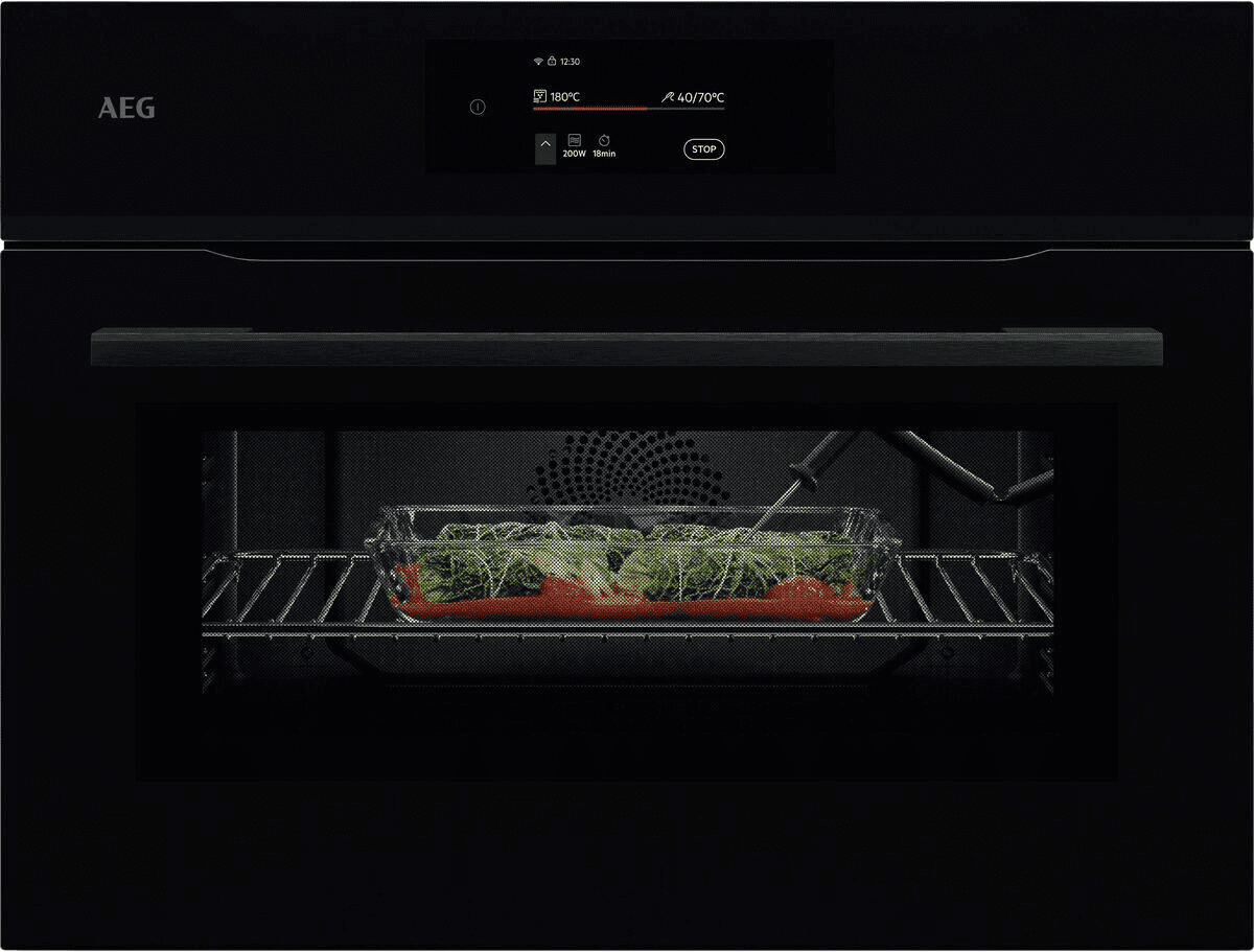 AEG NKK8N721B Combination Microwave and Oven in Black GRADE B