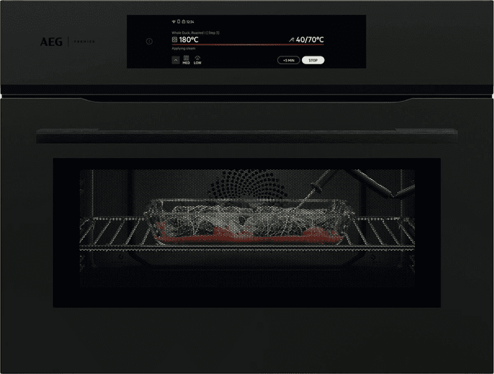 AEG PK9000WT  Combination Oven & Microwave Built in Matt Black. GRADE B