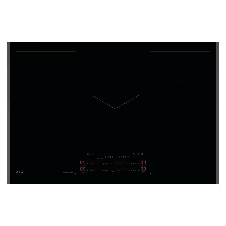 AEG NIK85M0HFB Multi Bridge Black Glass Induction Hob 80cm GRADE B