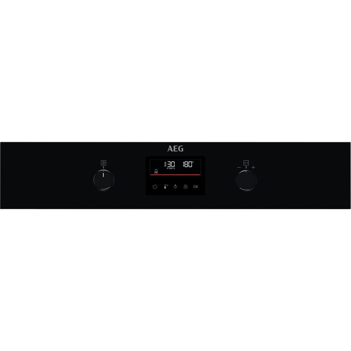 AEG BEB335061B Single Oven Electric SurroundCook in Black