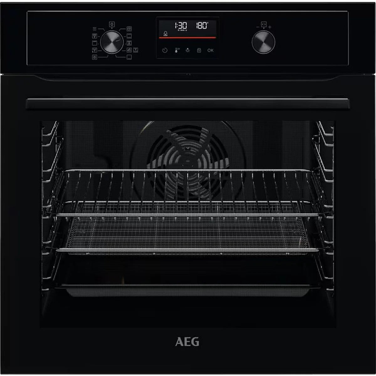 AEG BPX535A61B Single Oven Electric Built in Pyrolytic in Black GRADE A