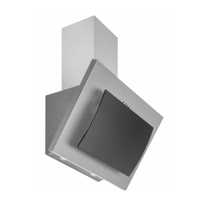 Cata UBLCHH60SS 60cm Angled Cooker Hood Stainless Steel and Black