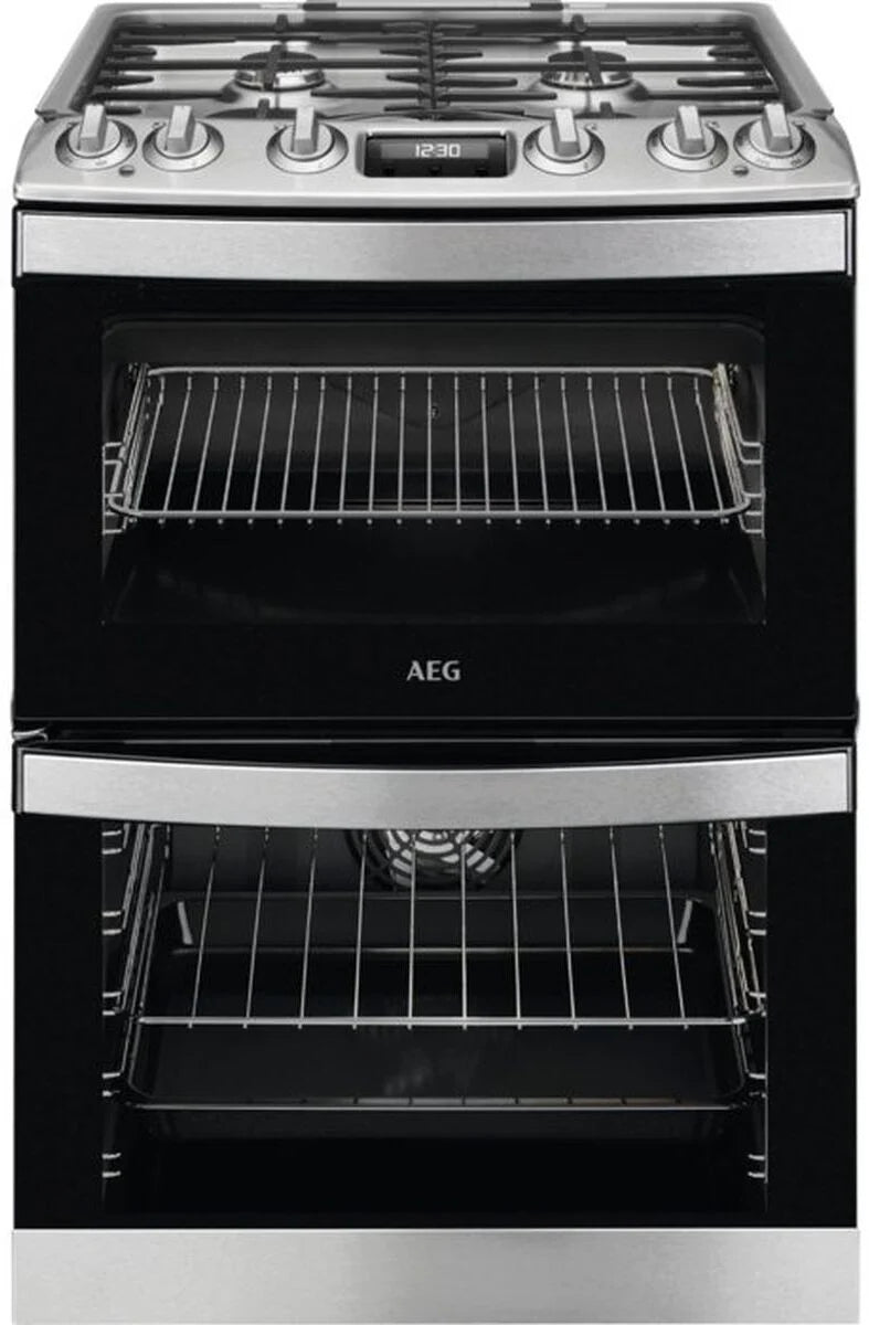 AEG CKB6541ACM Cooker Dual Fuel 60cm in Stainless Steel GRADE A