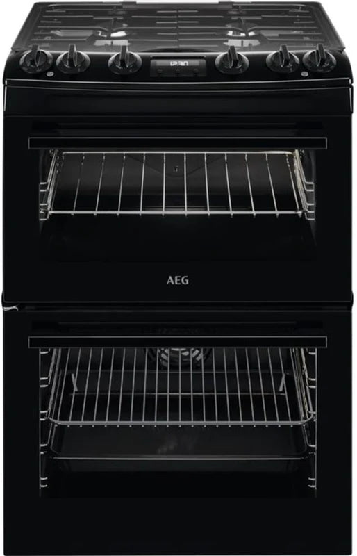 AEG CKX6540ACB Cooker Dual Fuel 60cm in Black GRADE B