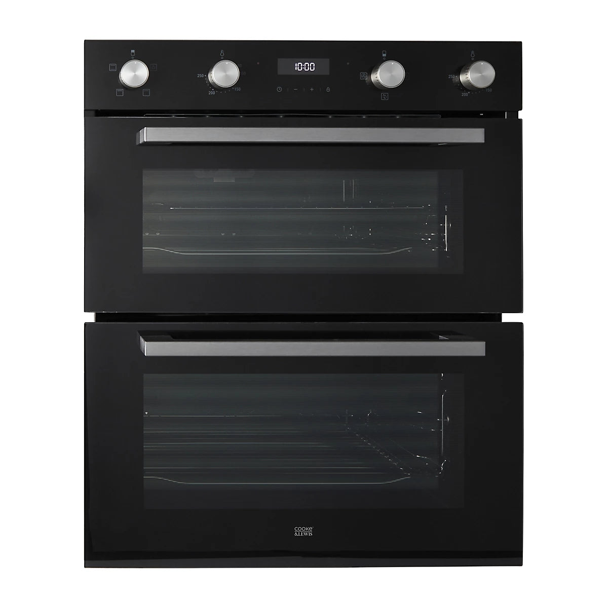 Cooke & Lewis CLBUDO89 Double Oven Built Under Black