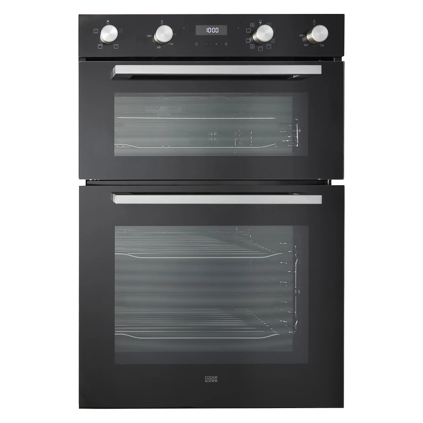 Cooke & Lewis CLELDO105 Double Oven Built In Black GRADE B