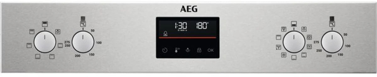 AEG DCB535060M Double Oven Built In Stainless Steel