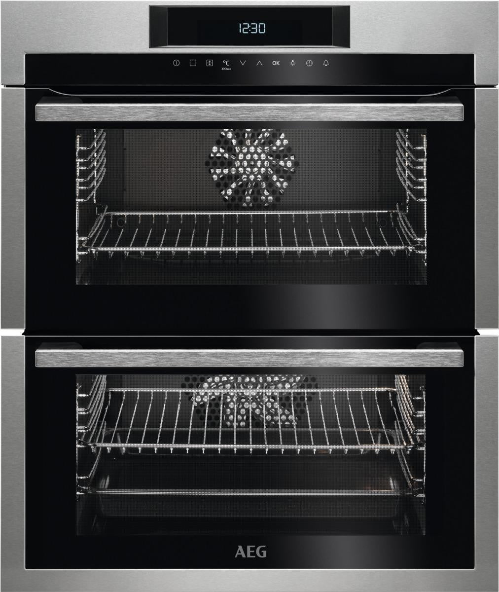 AEG DUE731110M Double Oven Built Under Electric in Stainless Steel