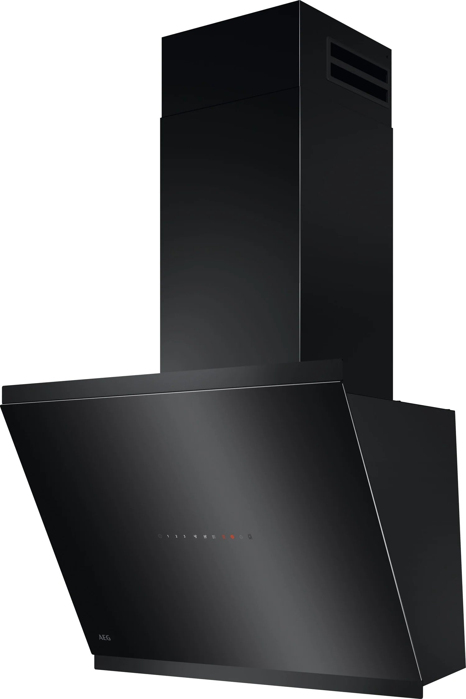 AEG GV77D61SB Chimney Hood 60cm Angled in Black