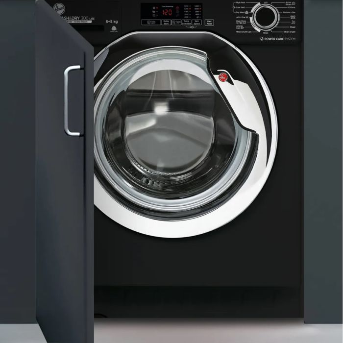 Hoover HBDS485D1ACBE Washer Dryer Integrated 8kg + 5kg 1400rpm Black