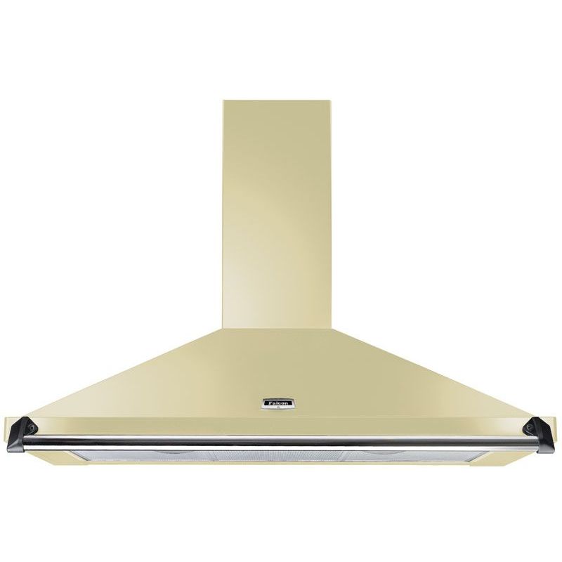 Falcon FALHDCP100CR/C 100cm Classic Chimney Hood in Cream and Chrome