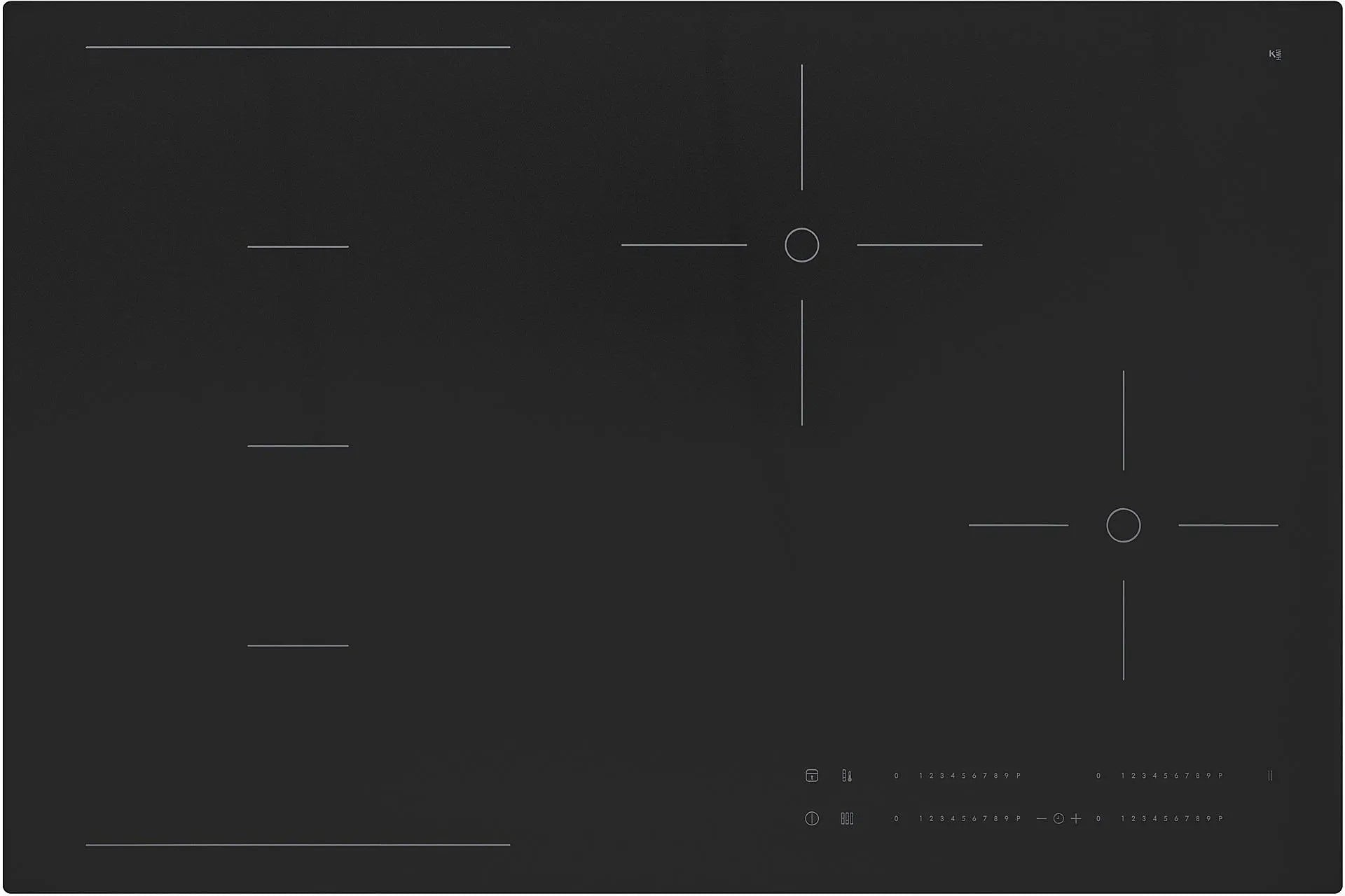 AEG Built HOGKLASSIG 603.039.33 Induction Hob Flexi Zone in Black