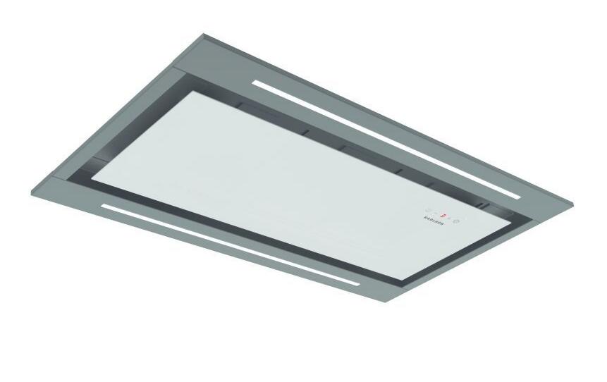 Karlson WRCE100RF 100cm Ceiling Hood Stainless Steel & White GRADE B