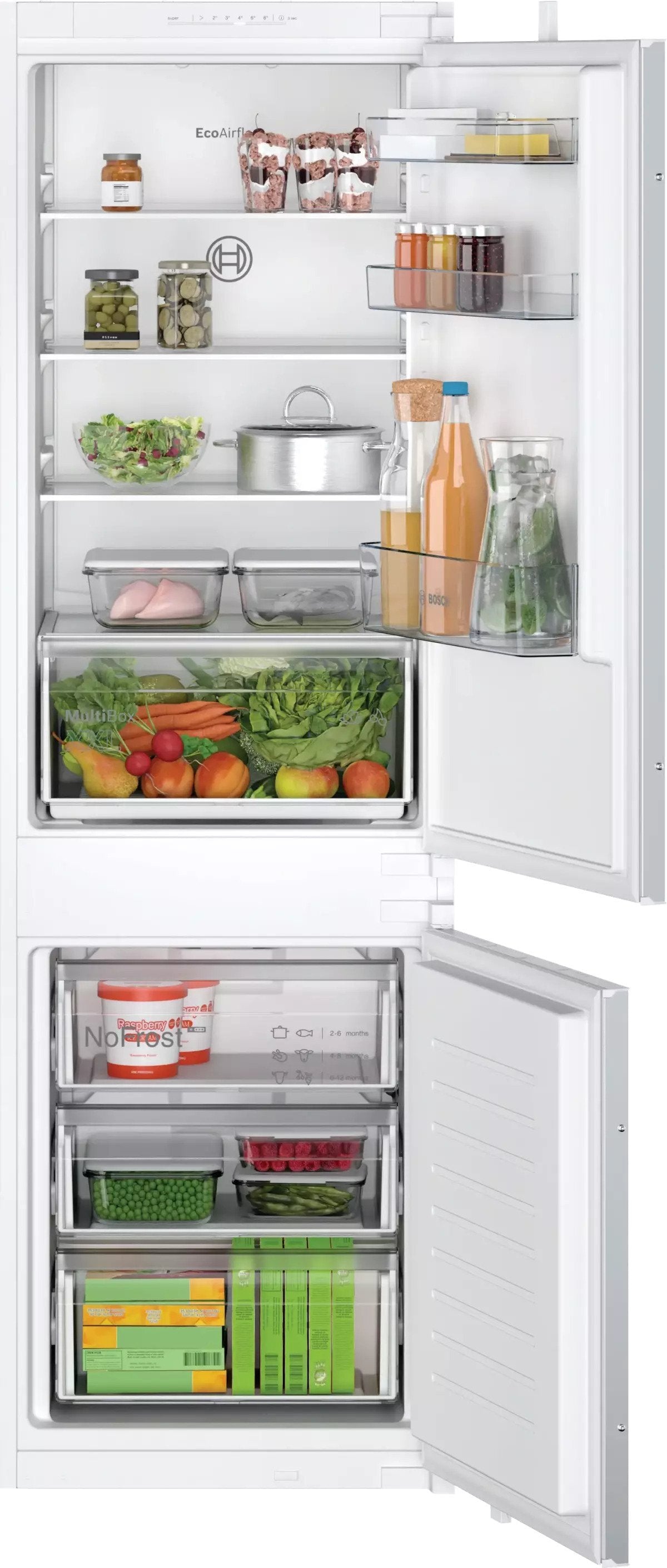 Bosch KIN86NSF0G Fridge Freezer Fully Integrated REFURBISHED