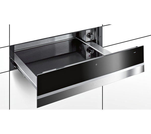 Bosch BIC630NS1B Warming Drawer 14cm in Black and Stainless Steel