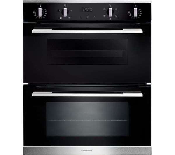 Rangemaster RMB7245BL/SS Double Built Under Oven Stainless Steel GRADE B