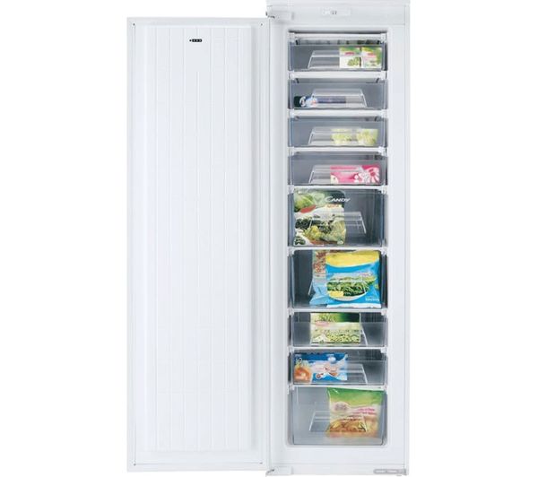 Candy CUS518EWK Fully Integrated Tall Freezer Sliding Fitting