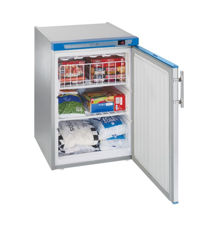 Lec CFS200ST 200 Litre Platiunum Freezer Stainless Steel GRADE B