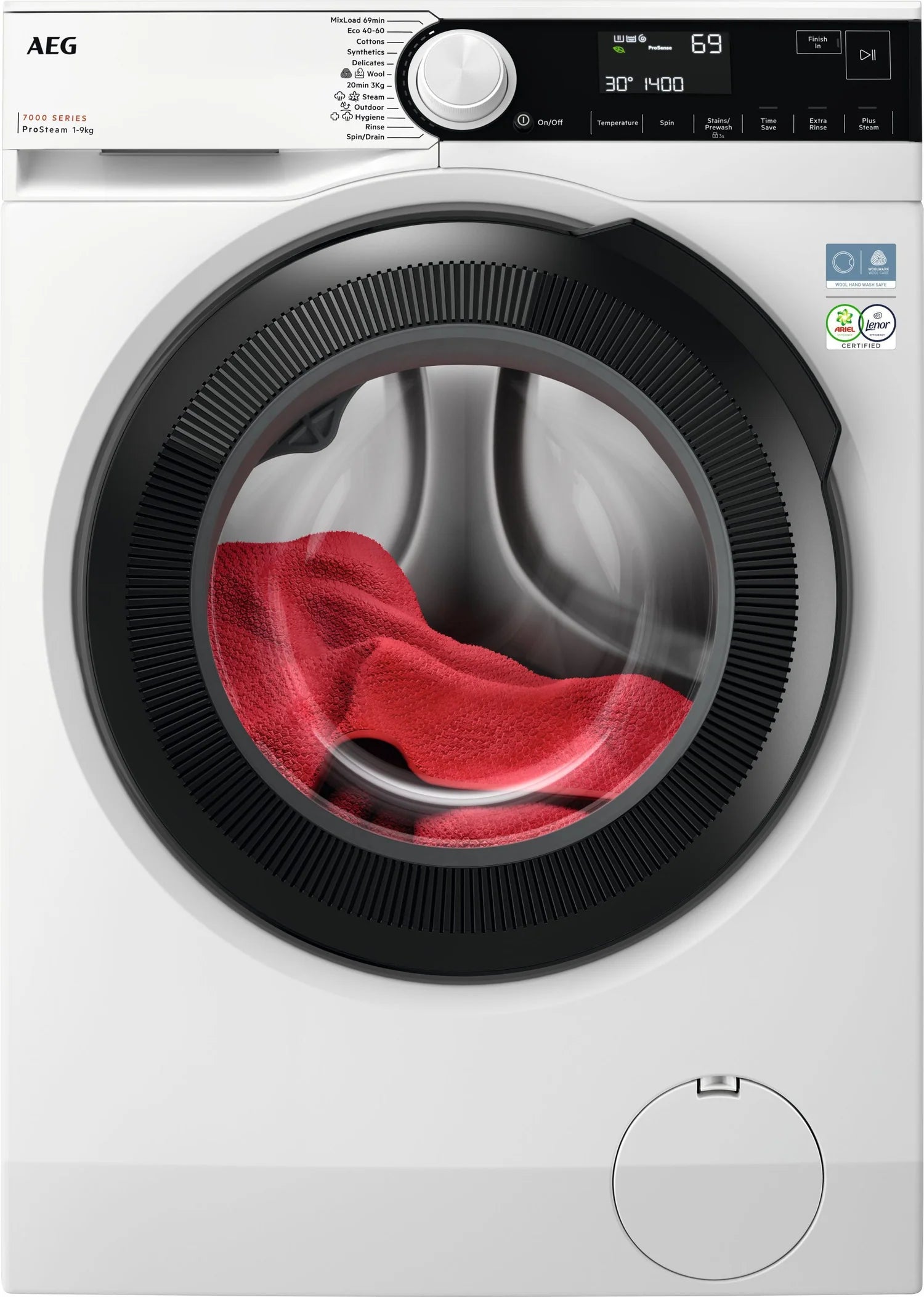 AEG LFSR73944B Washing Machine 9kg 1400rpm in White