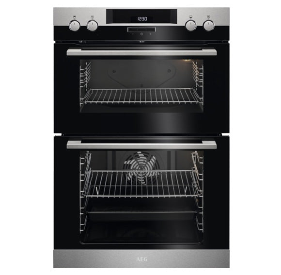 AEG DCK431110M Double Oven Built In SurroundCook Stainless Steel GRADE A