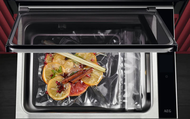 AEG NKV914B Vacuum Sealer Sous Vide Drawer Gloss Black