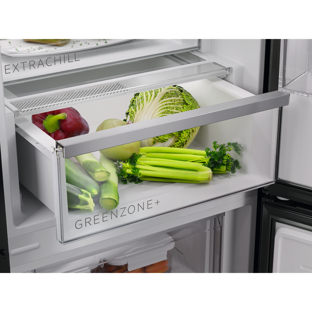 AEG ORC8M321CX 60cm Frost Free Fridge Freezer Stainless Steel REFURBISHED
