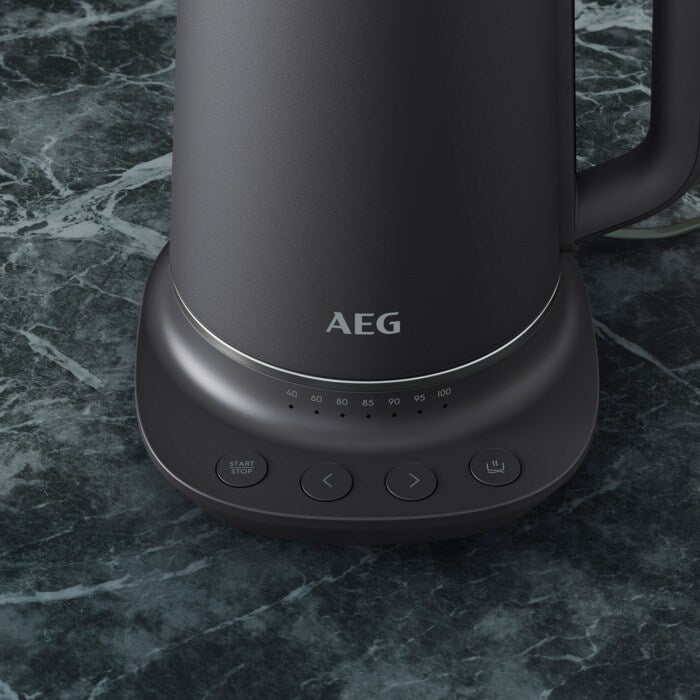 AEG Gourmet 7 Digital 1.7 Litre Kettle & 2 Slice Toaster Set Anthracite Grey