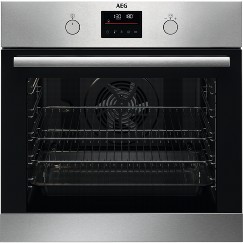AEG BEK33506HM Single Oven Electric Built in Stainless Steel GRADE A