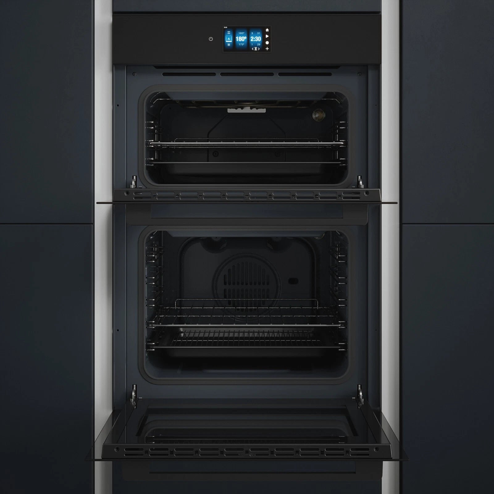 Karlson TFTDOVBK Double Oven Electric Built In Black GRADE B