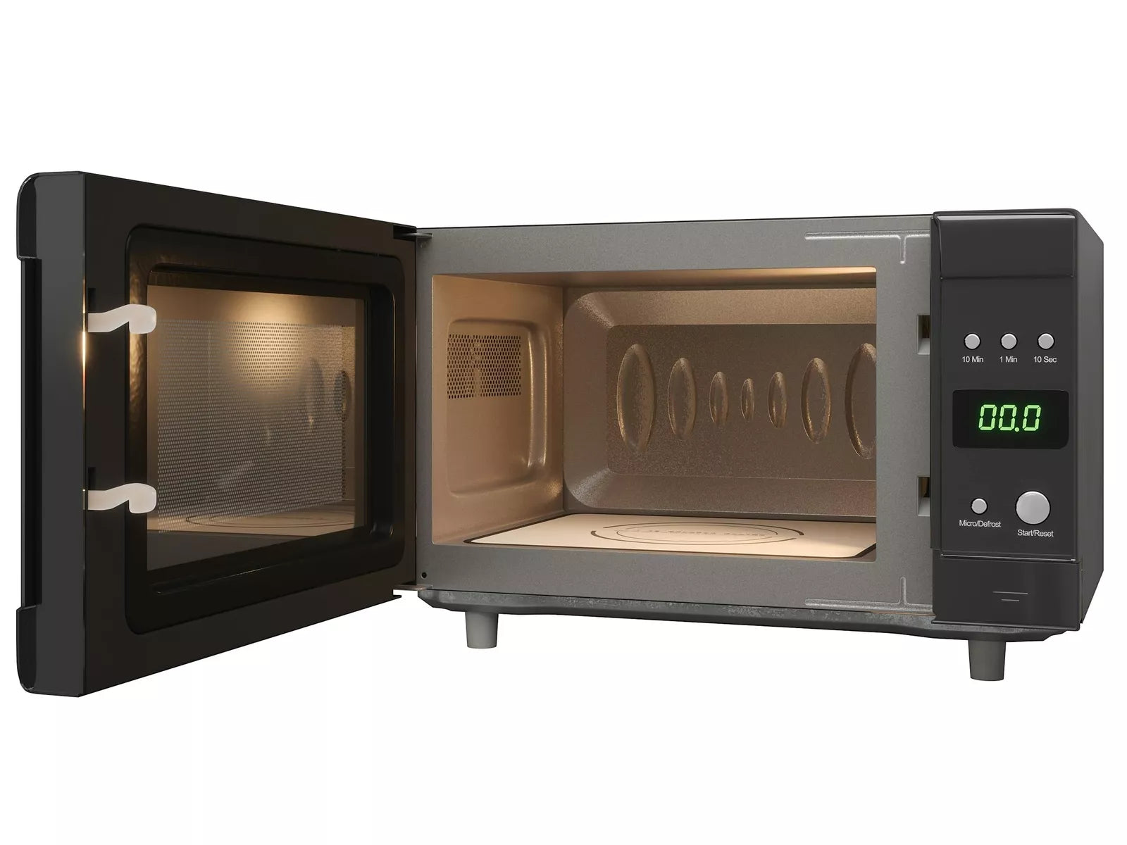 Cata SWFBFSM 20 Litre Freestanding Microwave  700 Watt Flatbed Black