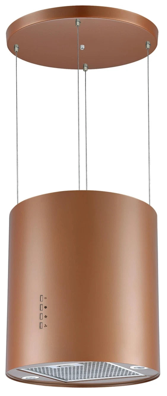 Cata ISLAICONCOP1 Island Chandelier Cooker Hood 35cm Copper