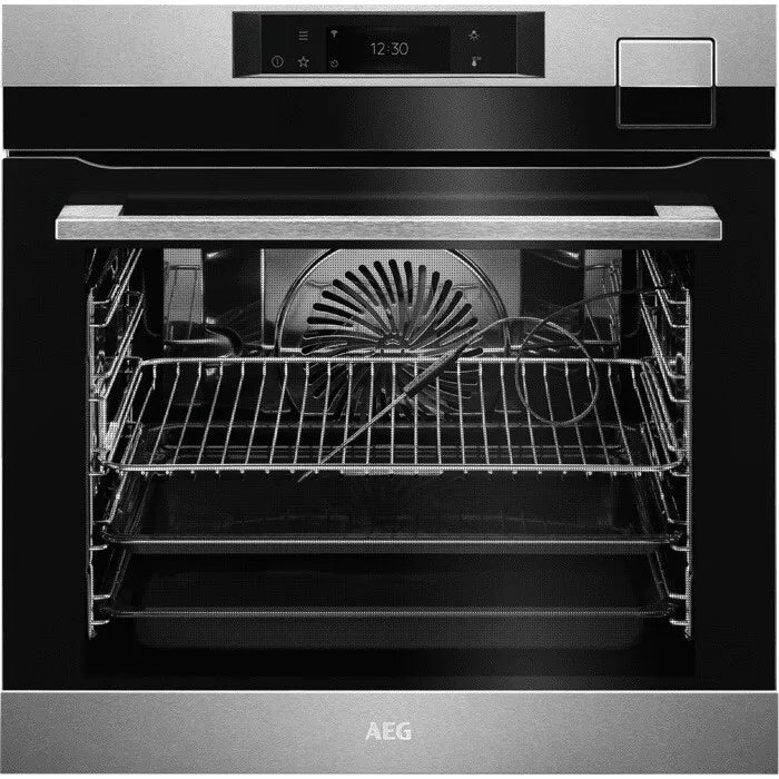 AEG BSK798280M Built in Single Electric Steam Oven in Stainless Steel GRADE A