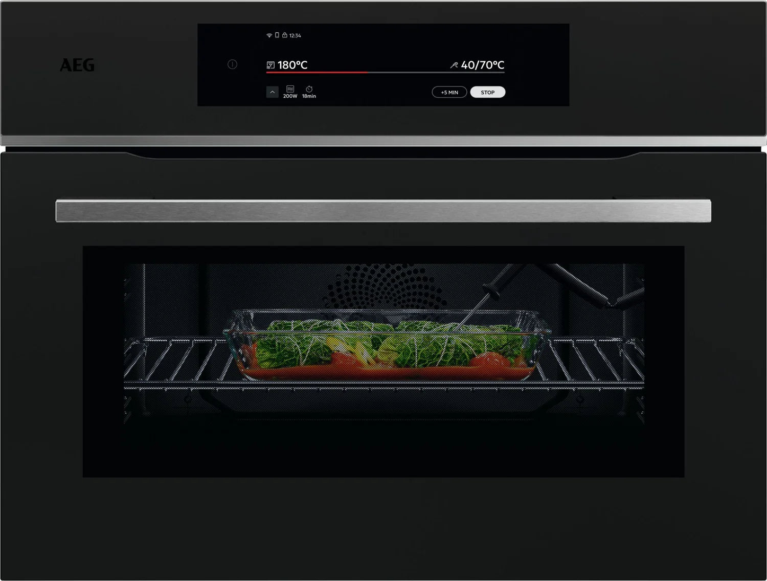 AEG TK9NK821T Combination Microwave Built in Matt Black
