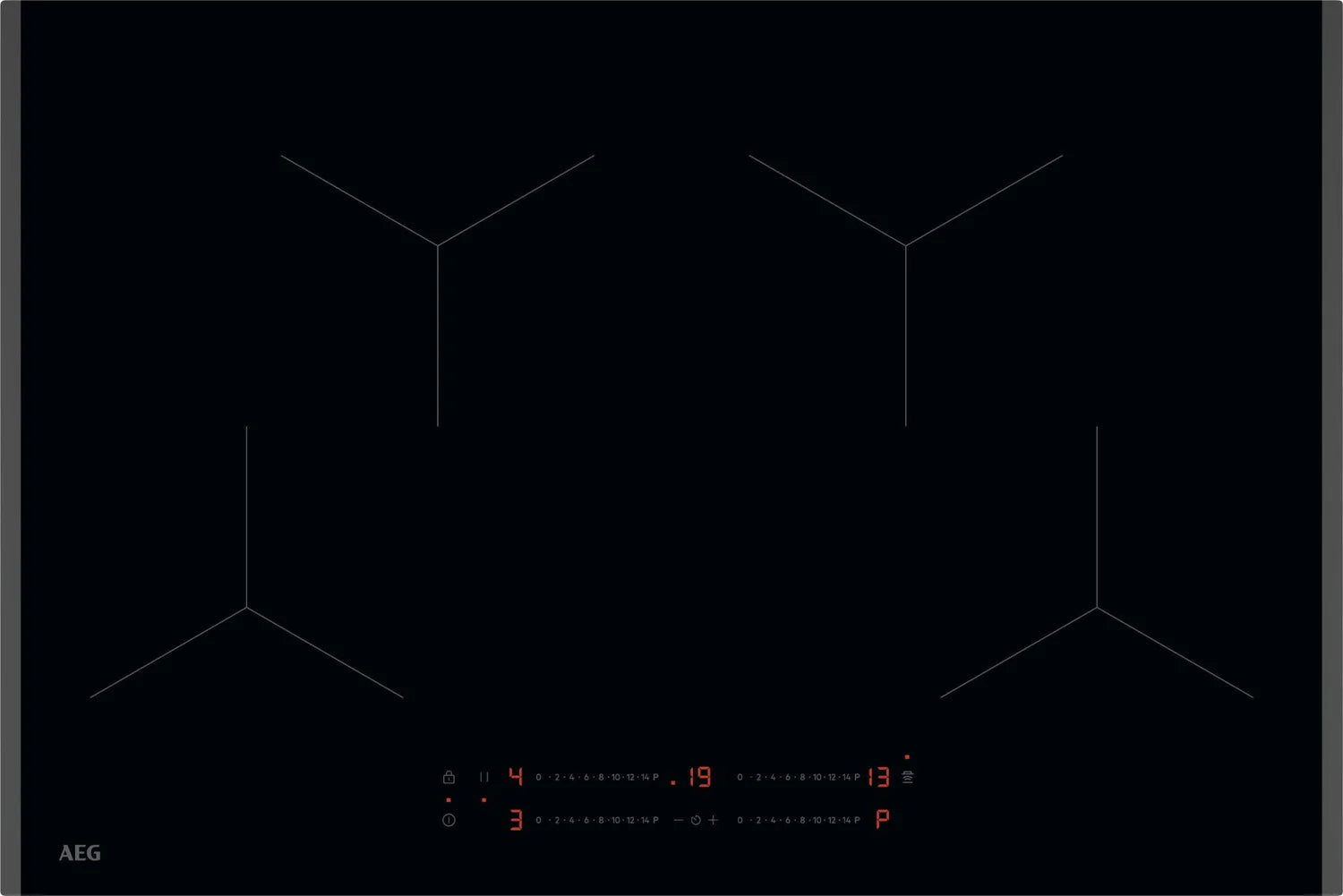 AEG TO84IA00FB Induction Hob 4 Zone 78cm