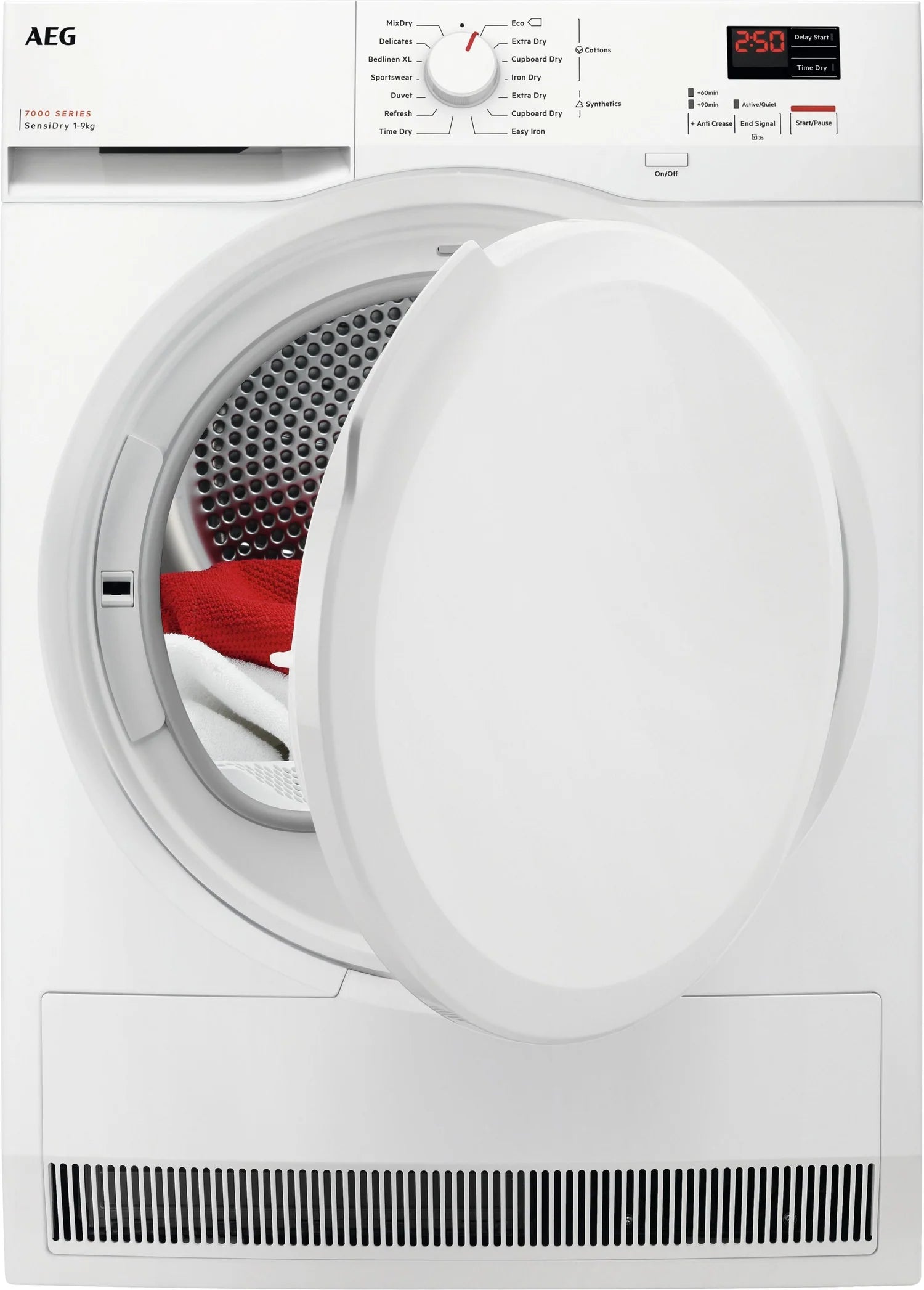 AEG TR709G0Z Tumble Dryer 9kg Heat Pump in White GRADE A