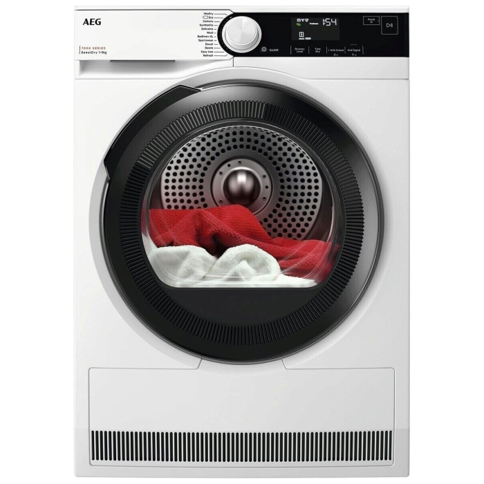 AEG TR739G4C Tumble Dryer 9kg Heat Pump in White GRADE A