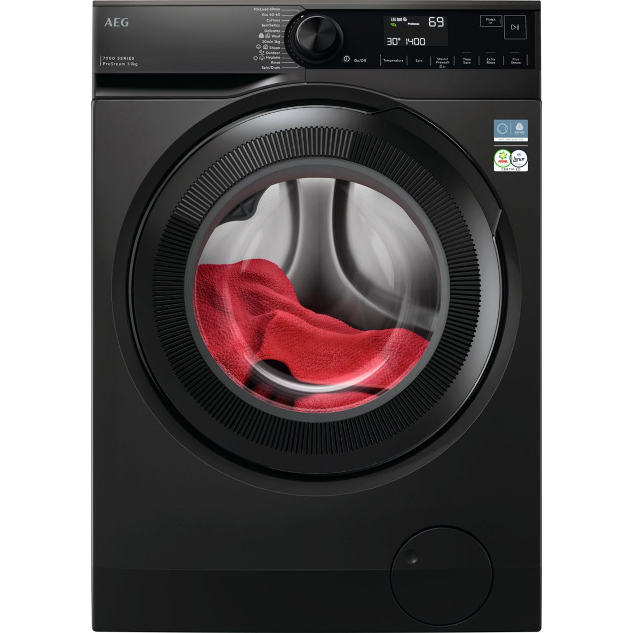 AEG LFSR7494U4B Washing Machine 9kg 1400rpm Dark Silver GRADE A
