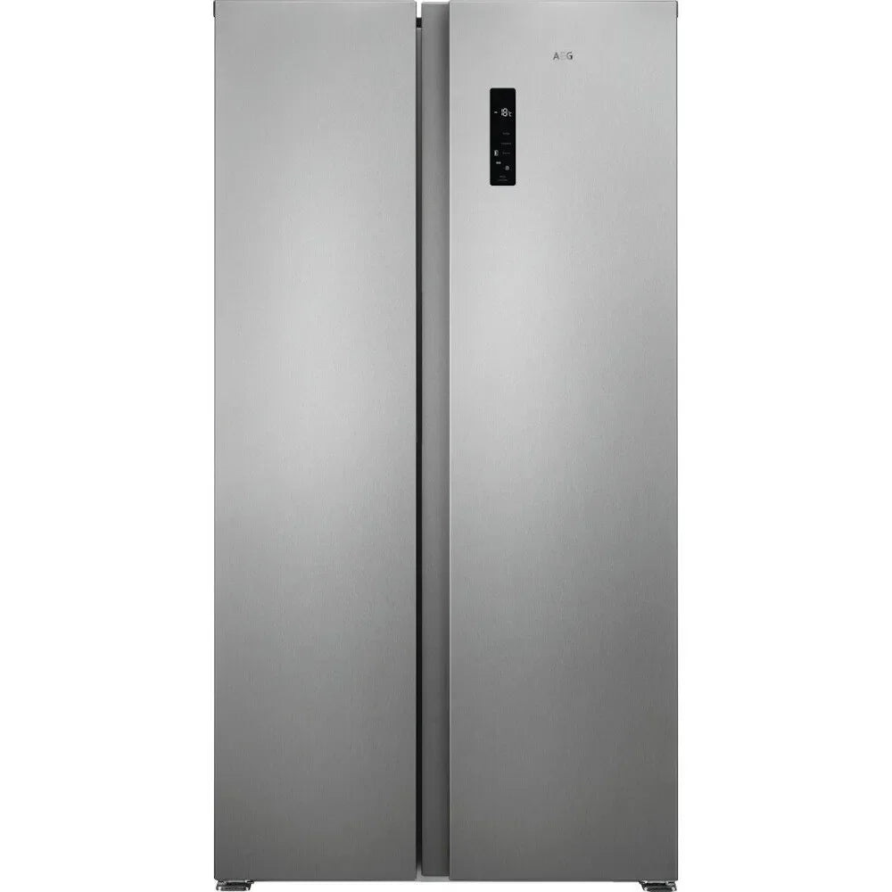 AEG RXB659E6NU Fridge Freezer American in Stainless Steel GRADE B