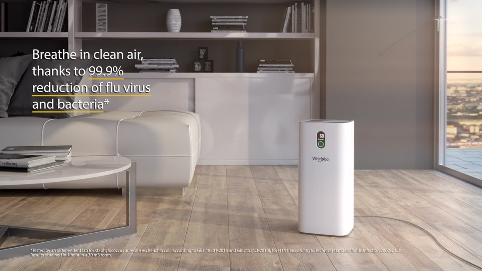 Air purifier for store bacteria and viruses