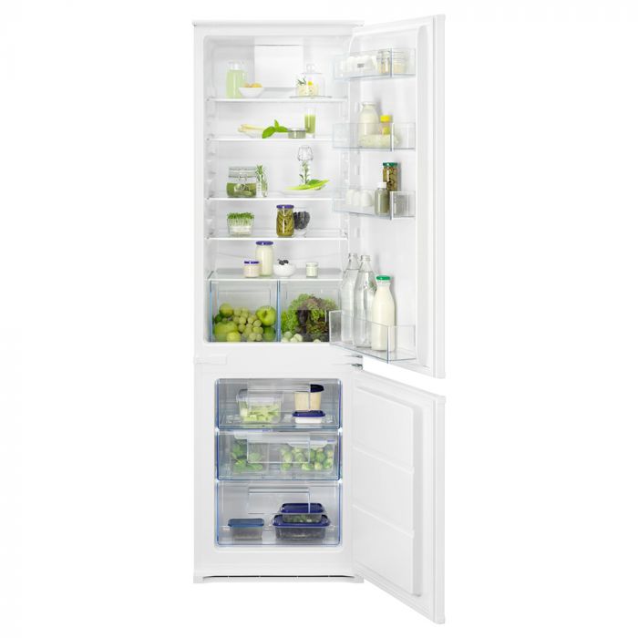 Zanussi ZNNN18ES3 Fridge Freezer Integrated 70:30 Frost Free Sliding GRADE A