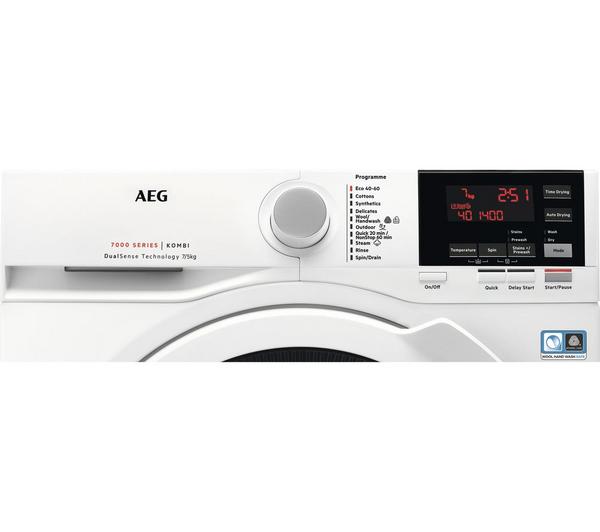 AEG L7WBG751R Washer Dryer 7kg + 5kg 1400 rpm White