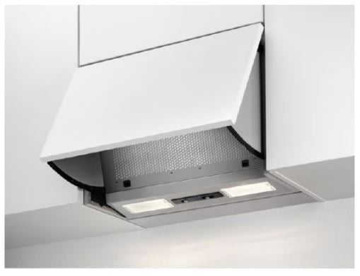 Electrolux LFE216S Visor Hood Integrated 60cm Silver