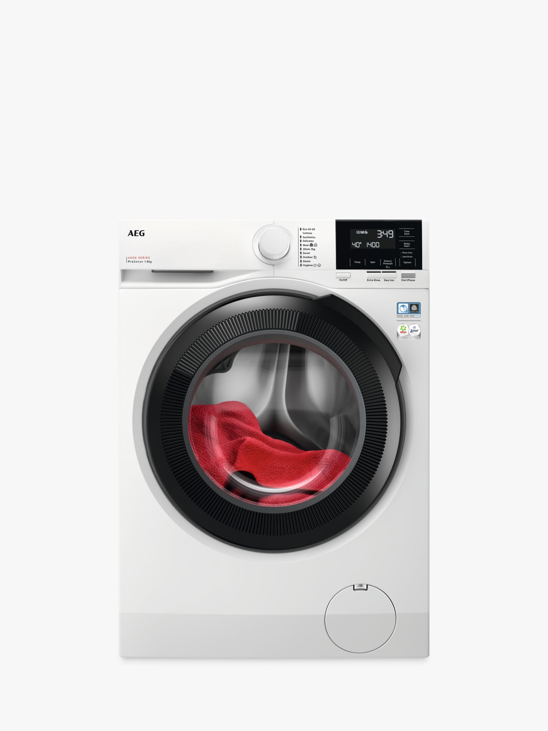 AEG LFR61844B Washing Machine 8kg 1400rpm in White GRADE A