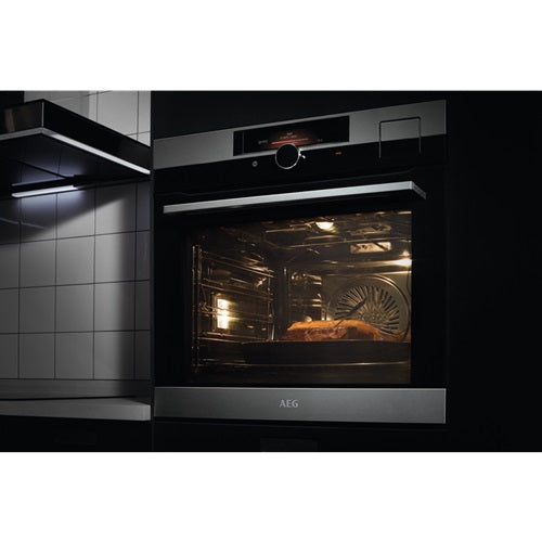 AEG BSK999330M Single Oven Electric Steam Stainless Steel REFURBISHED