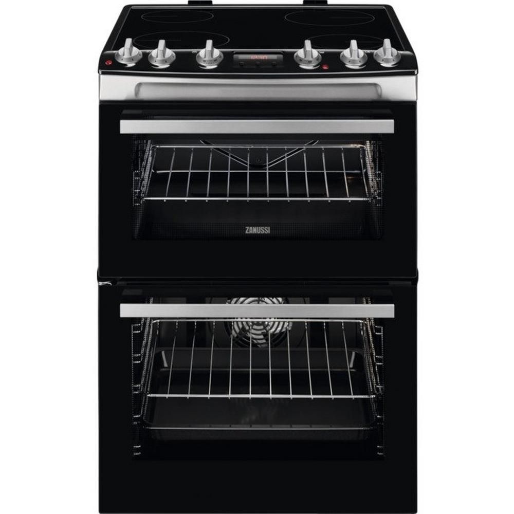 Zanussi ZCV66078XA Electric Cooker 60cm Ceramic in Stainless Steel REFURBISHED