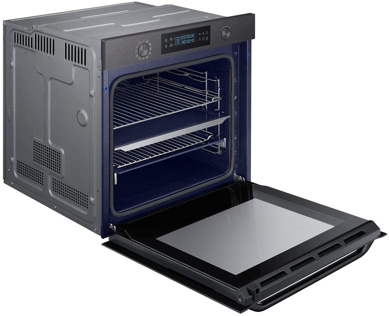Samsung NV75K5571RM (2RM) Single Oven Electric Dual Cook Pyrolytic in Black