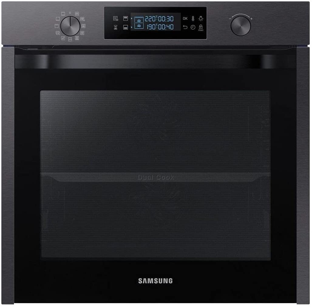 Samsung NV75K5571RM (2RM) Single Oven Electric Dual Cook Pyrolytic in Black