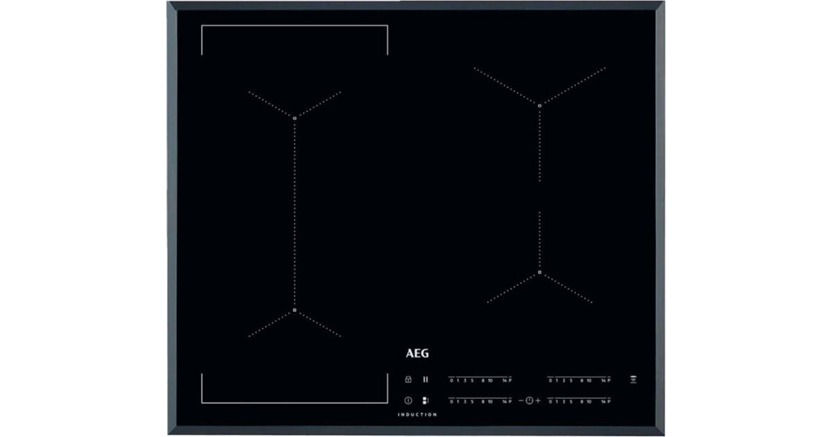 AEG IKE64441FB Induction Hob 4 Zone 60cm with Bridge in Black