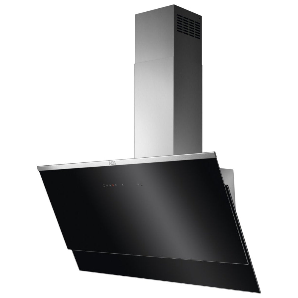 AEG DVE5971HG Chimney Hood 90cm Angled in Black